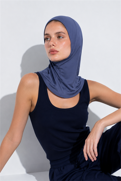 Hijab Deniz Bonesi İndigo