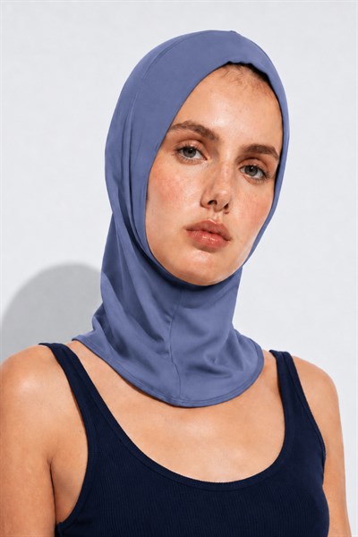 Hijab Deniz Bonesi İndigo