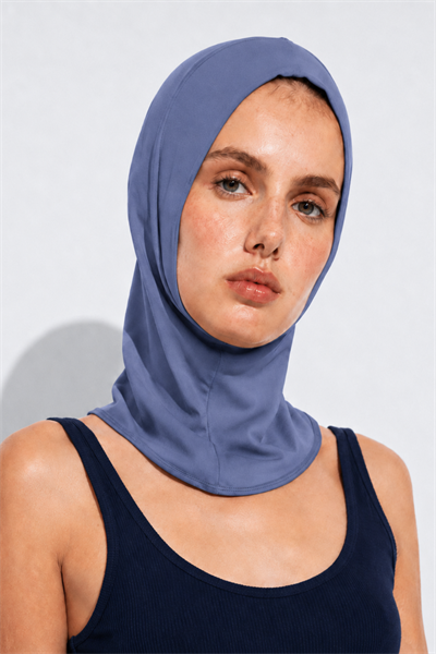 Hijab Deniz Bonesi İndigo