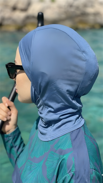 Hijab Deniz Bonesi İndigo