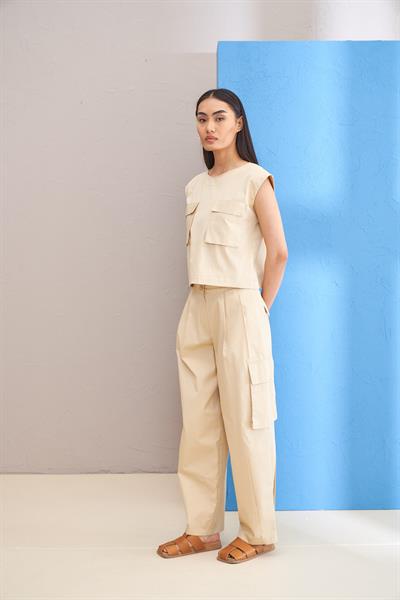 KAİ BEJ KARGO PANTOLON 4121