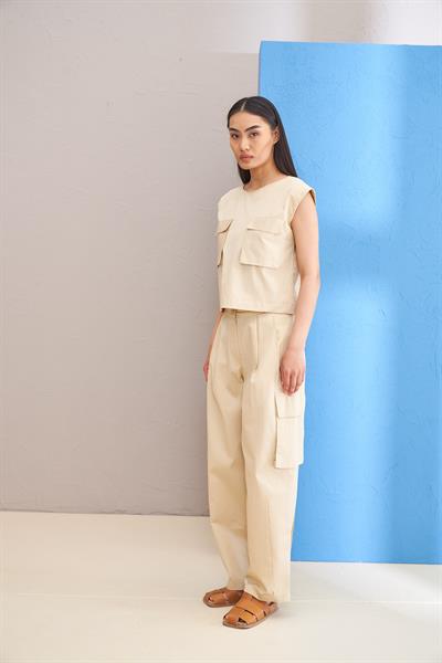 KAİ BEJ KARGO PANTOLON 4121