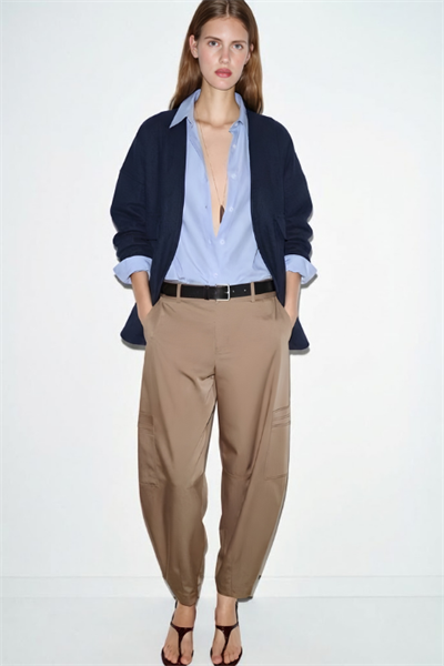 Kısa İnce Kaşe Kaban Lacivert