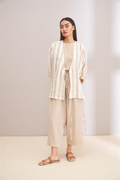 LUCİNE BEJ KİMONO 7148