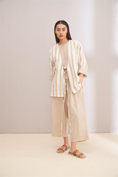 LUCİNE BEJ KİMONO 7148