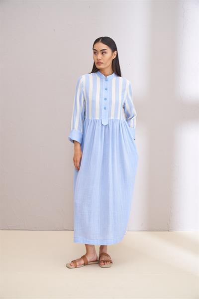 MARE MAVİ ELBİSE 2141