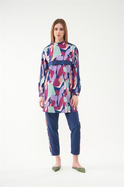 Mia Desen Tesettür Mayo Lavanta Kısa