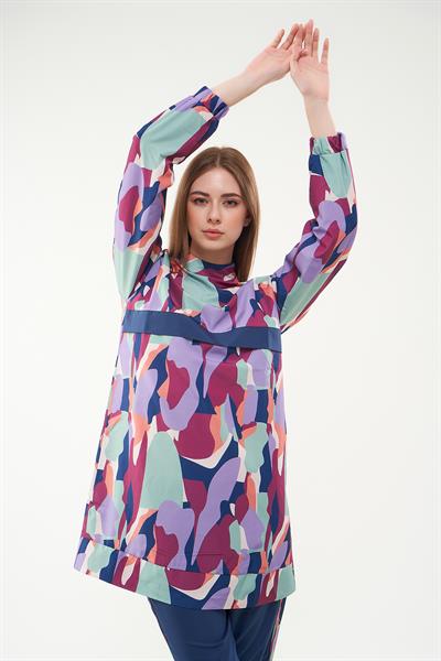 Mia Desen Tesettür Mayo Lavanta Kısa