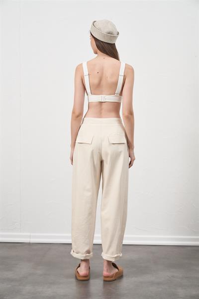 NATURA EKRU PANTOLON 4118