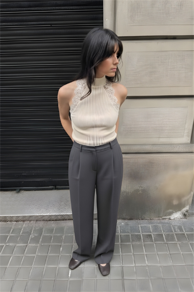 Palazzo Pantolon Antrasit