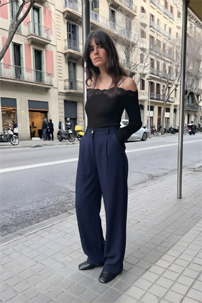 Palazzo Pantolon Lacivert