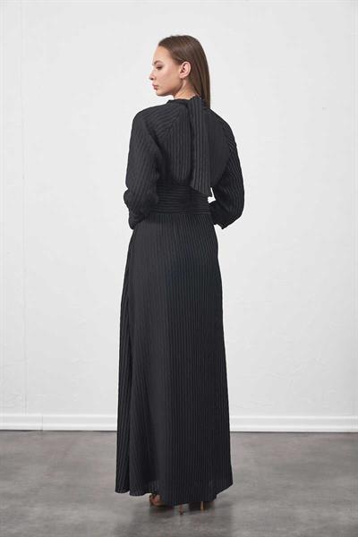 Pleated Dress Black