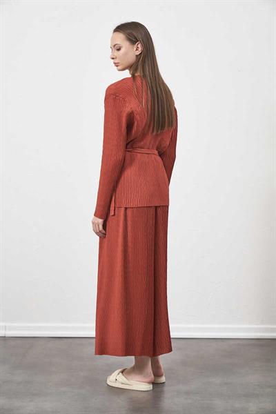 Pleated Trousers Rose Color