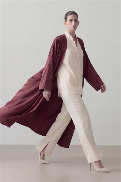REVE | Limited Edition Tasarım Abaya Mürdüm