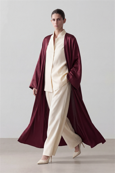 REVE | Limited Edition Tasarım Abaya Mürdüm