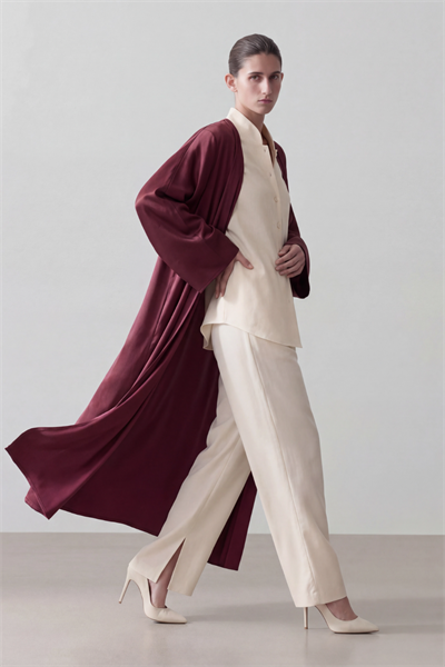 REVE | Limited Edition Tasarım Abaya Mürdüm