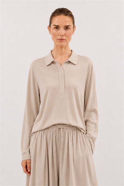 SOI | Polo Yaka T-Shirt Bej