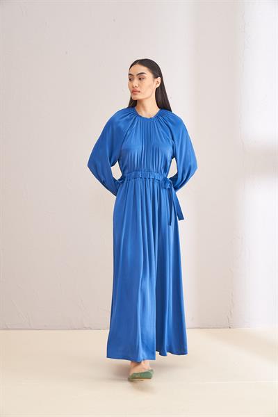 STELLA LACİVERT ELBİSE 2144