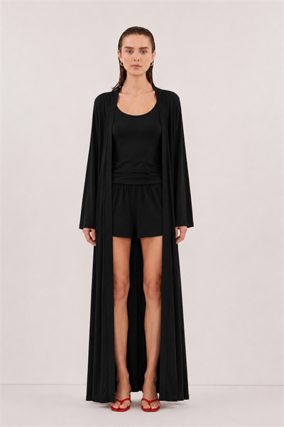 VELİA | Abaya Modal Siyah