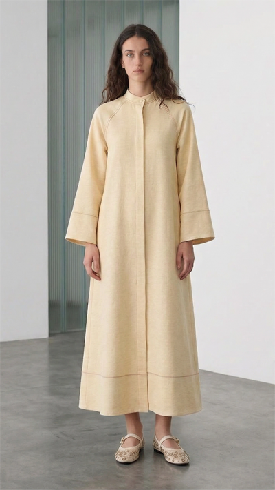 VERA | Ferace Denim Elbise Butter Yellow