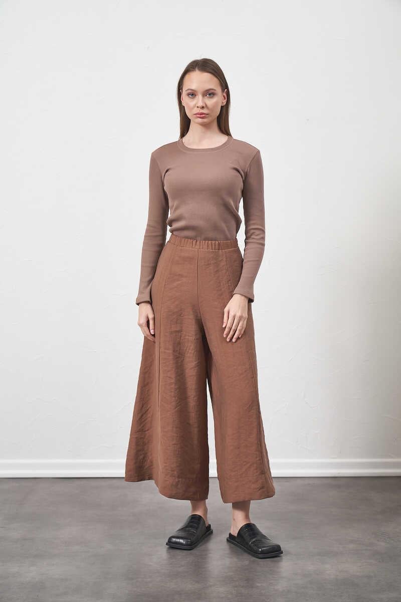 Ribbed Lycra Body Mink