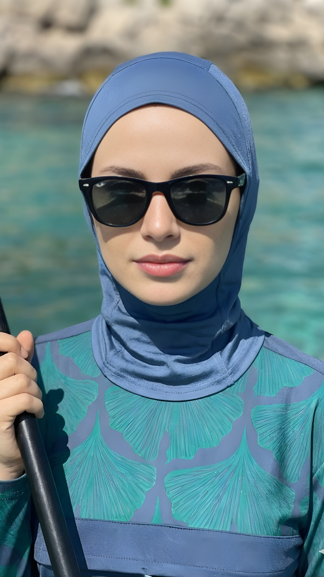 Hijab Deniz Bonesi İndigo