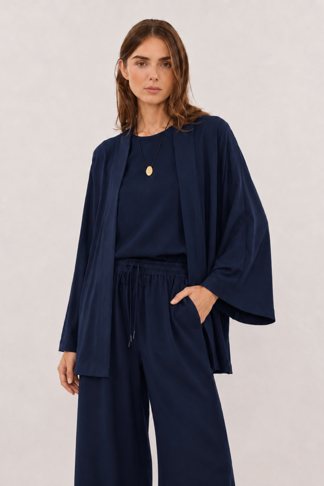 MİRA | Modal Kimono Lacivert