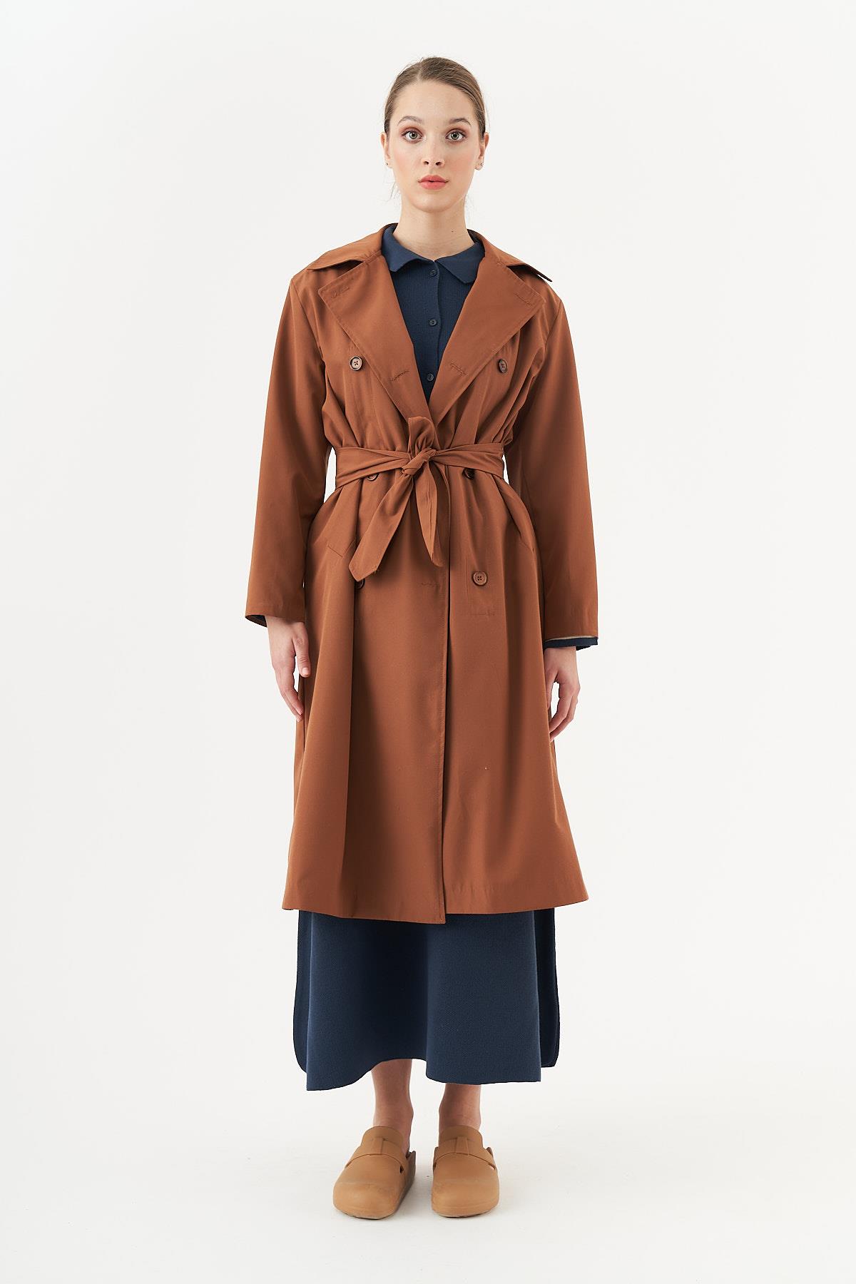 Oversize Trencchoat Brown