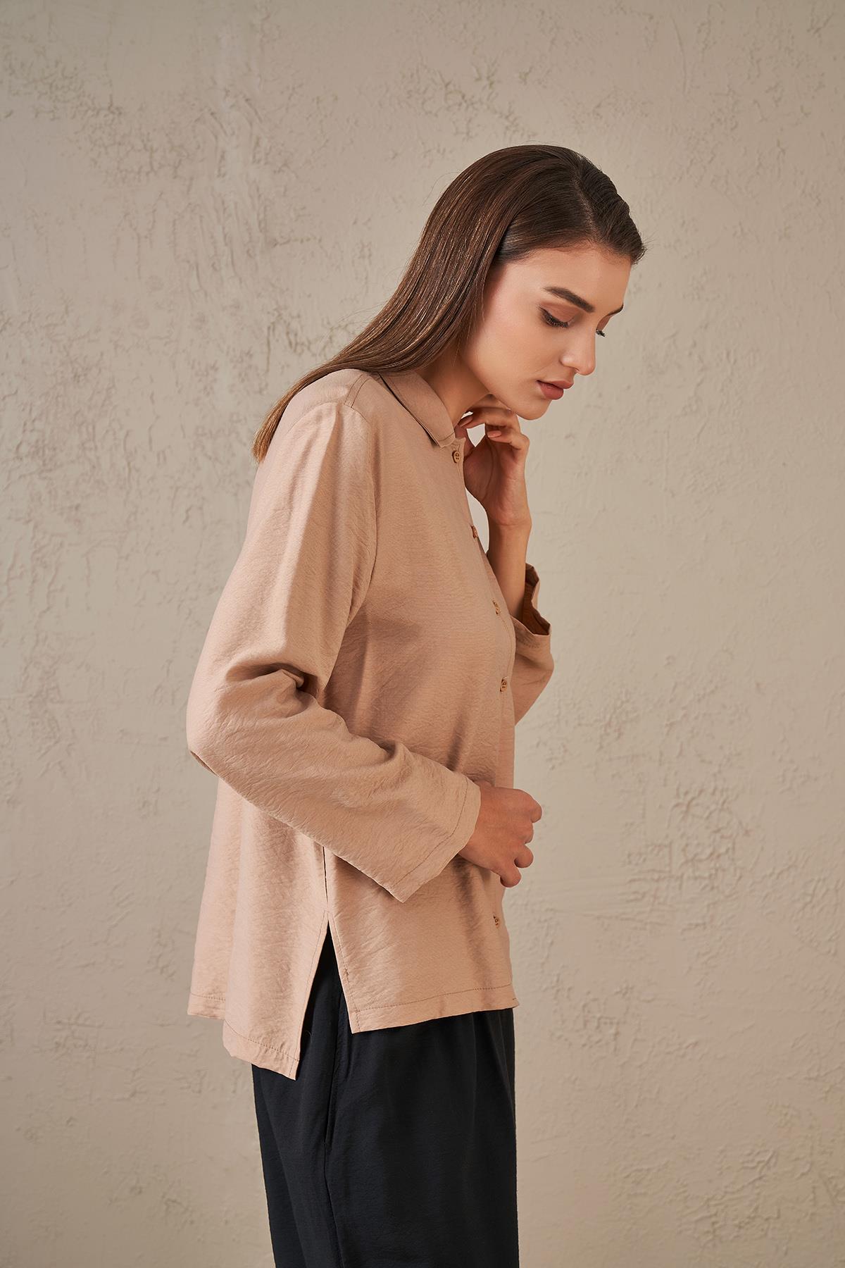 Pure Gömlek Bej 1074