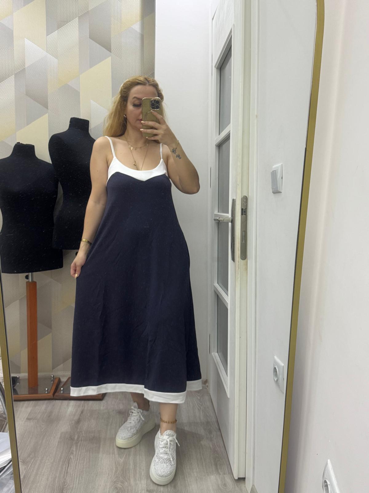 Oysho Modal Kumaş Cepli Asansör Elbise Gri