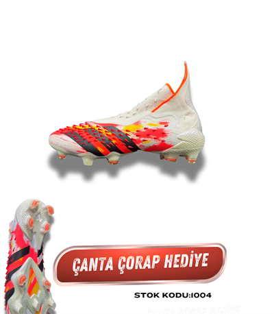 Predator Freak FG Beyaz Turuncu