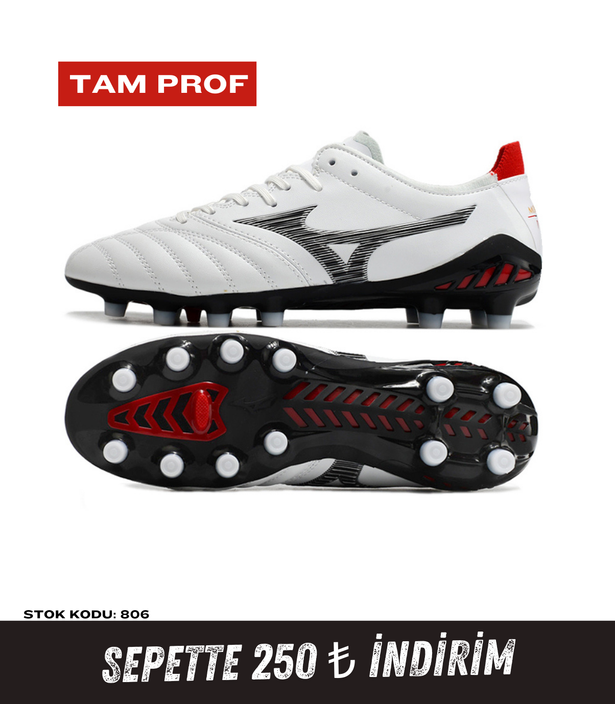 Mizuno Alpha Beyaz