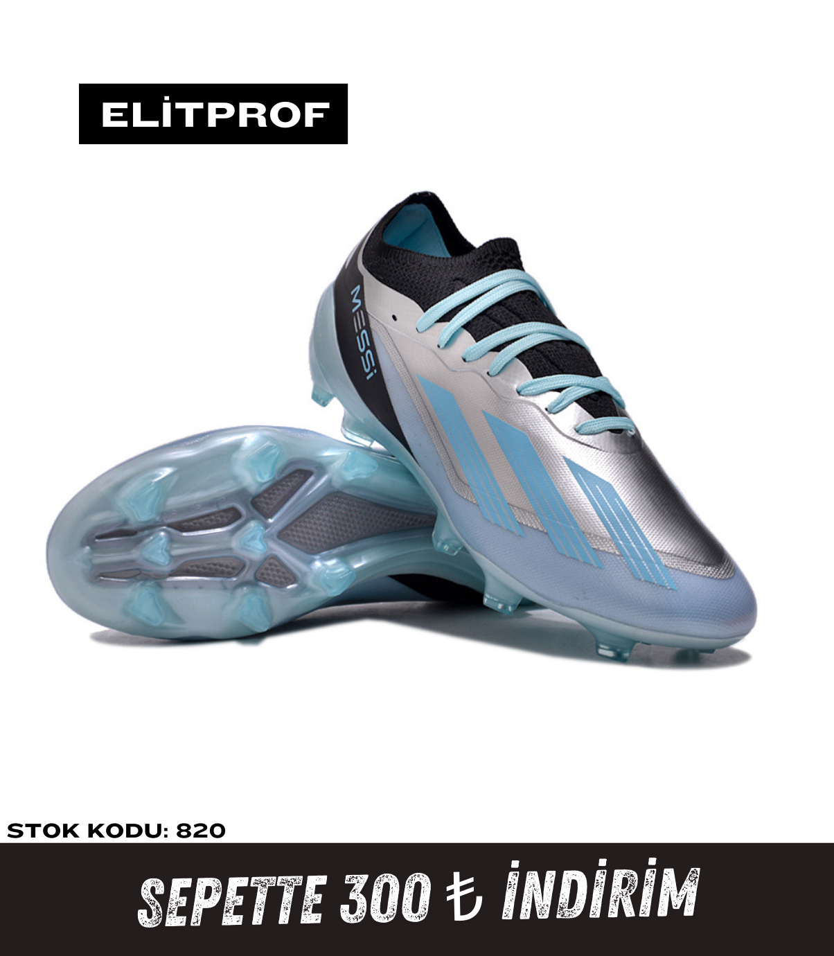 X Crazyfast Messi FG Turkuaz