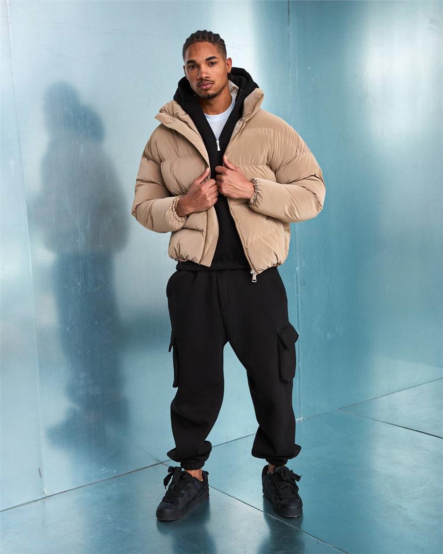 Crop Oversize Kışlık Mont