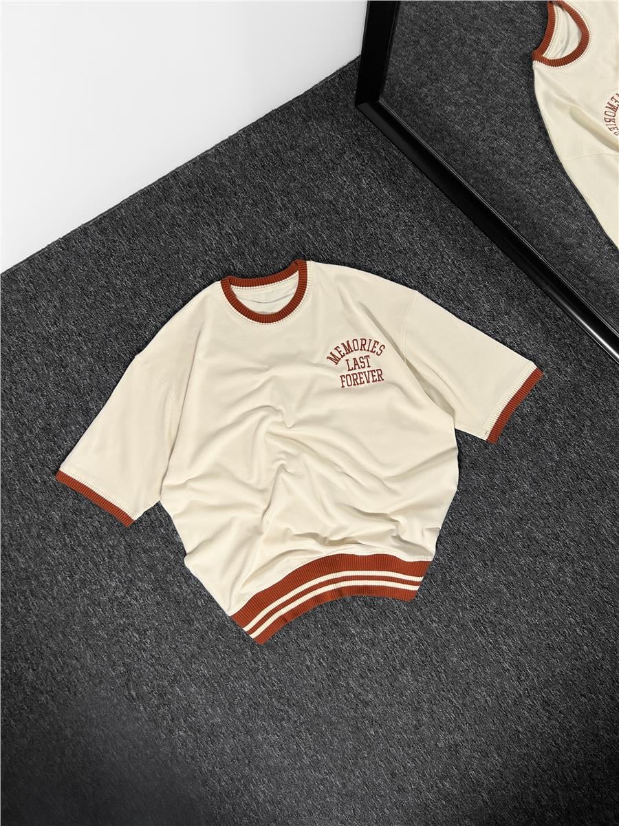 Forever Örme Yaka Oversize T-shirt