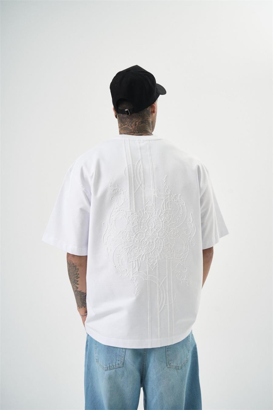 Ottomans Nakış Detaylı Oversize T-shirt