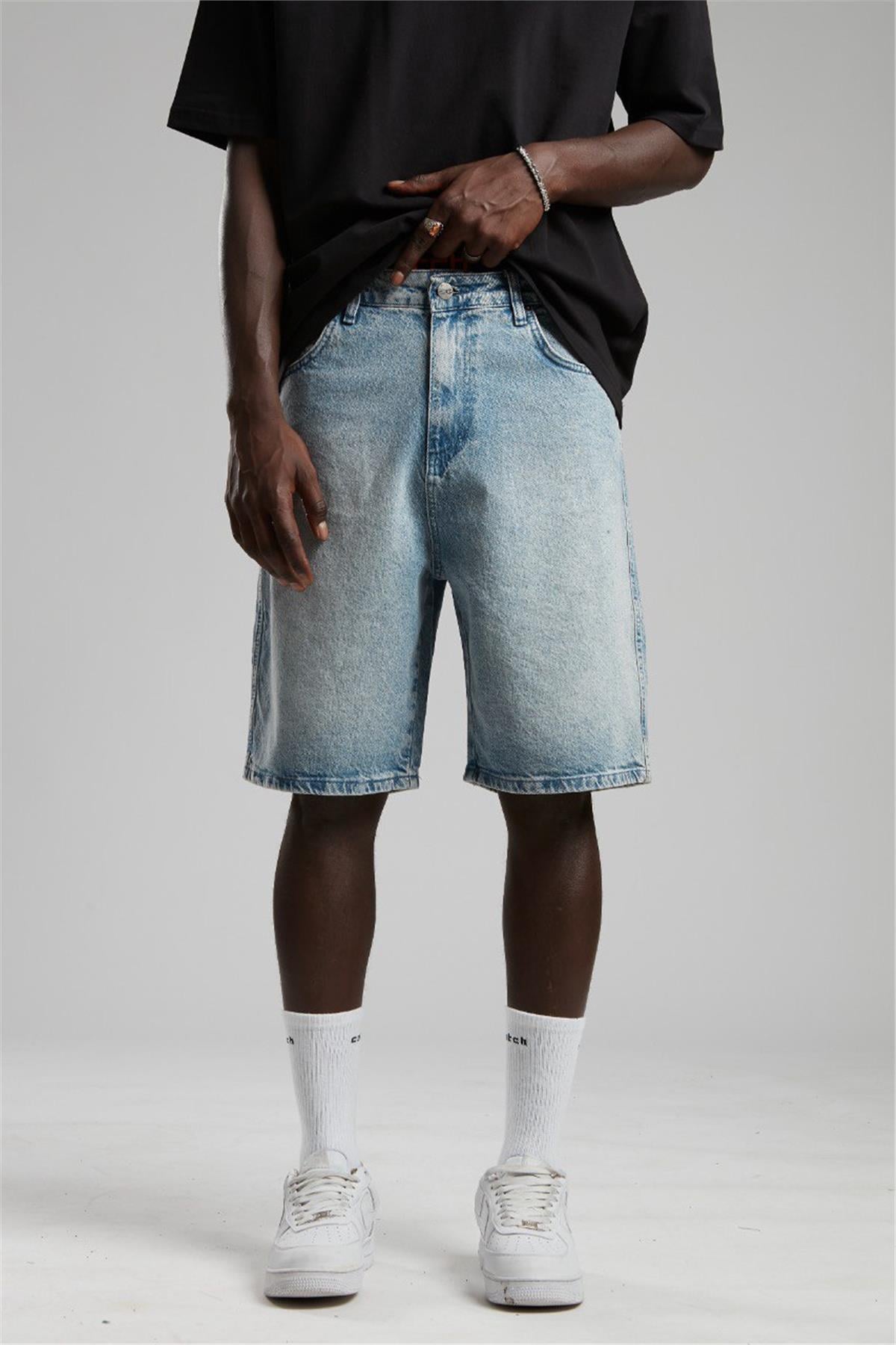 Retro Baggy Denim Şort