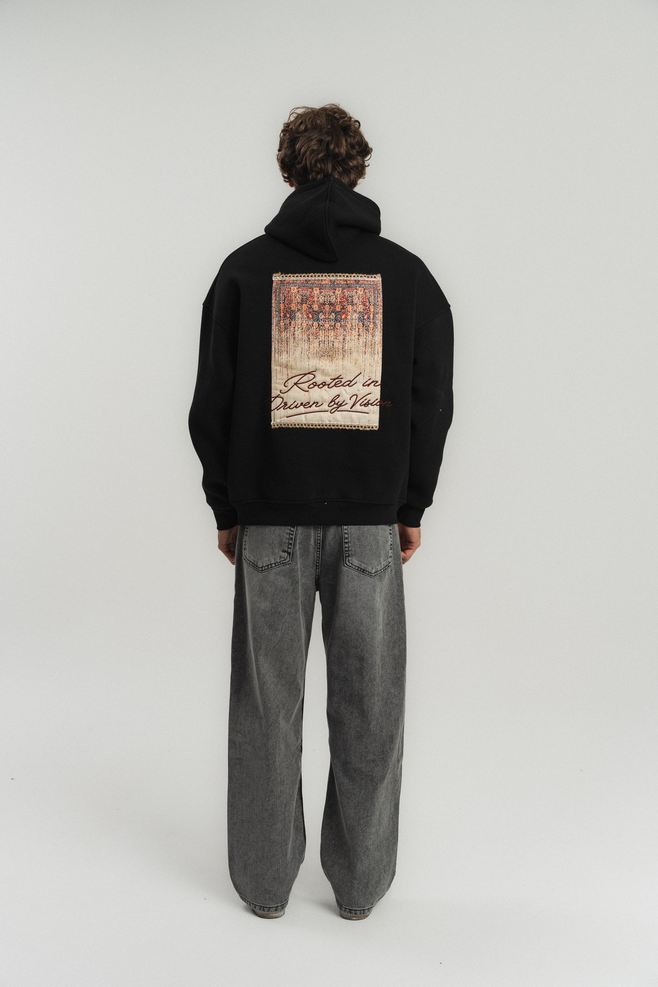 Rooted İn Box Oversize Hoodie