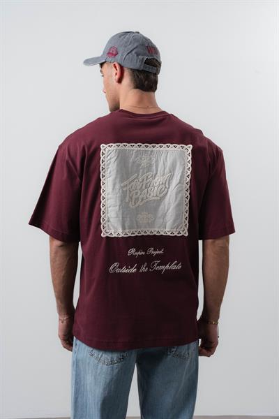Cutside Nakış Detaylı Oversize Tshirt