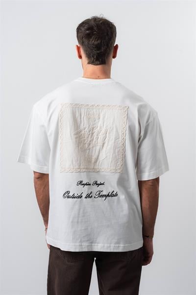Cutside Nakış Detaylı Oversize Tshirt