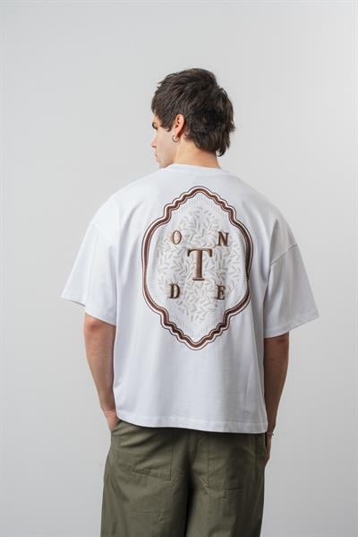 Kabartma Baskı Ontde Oversize Tshirt