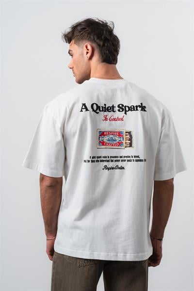Spark Nakış Baskı Oversize Tshirt