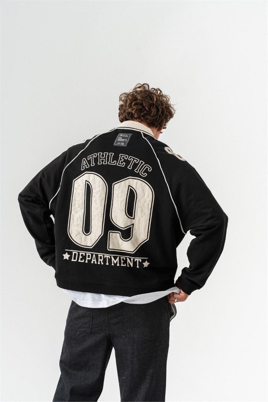 09 Box Kesim Polo Yaka Sweatshirt