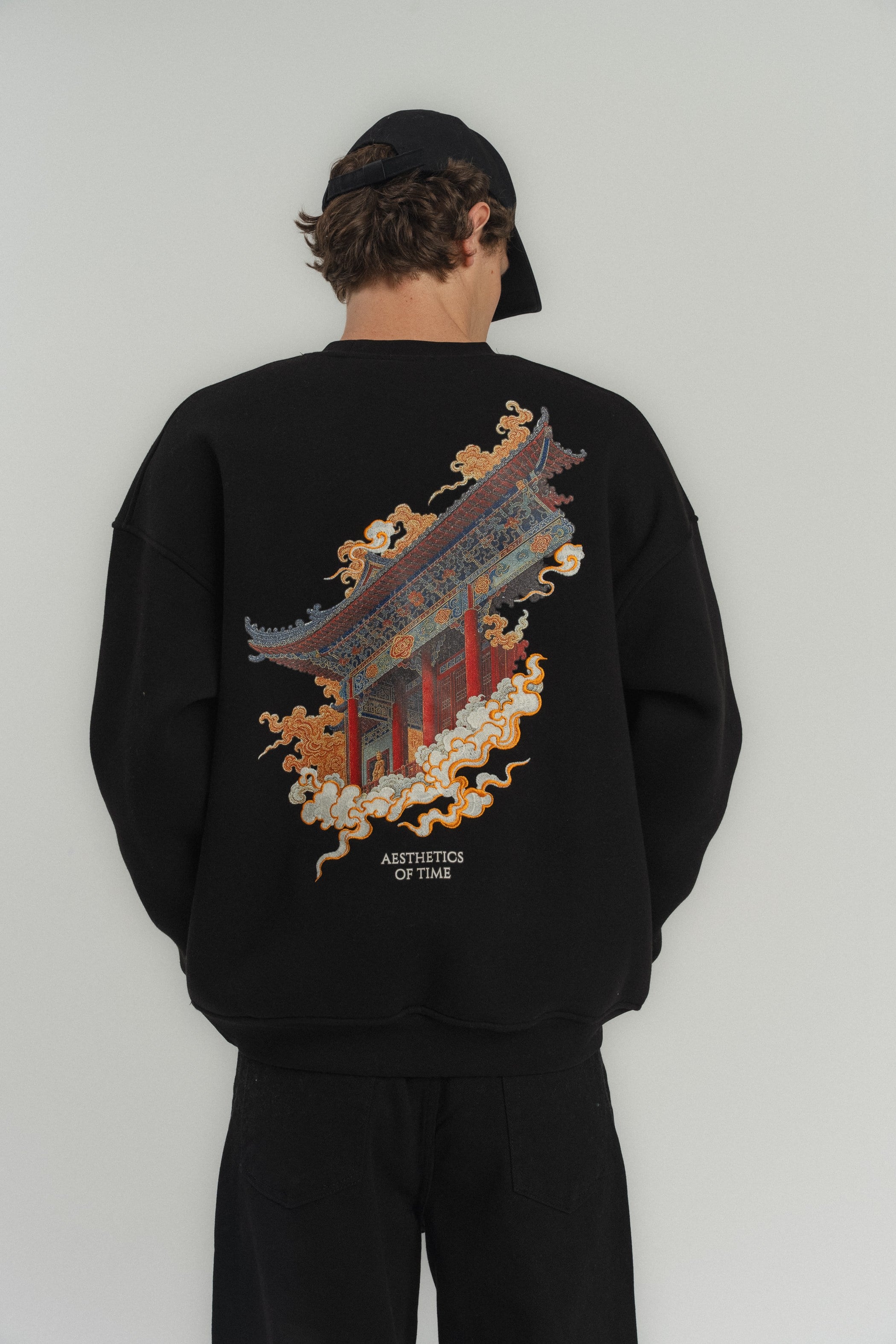 Aesthetıcs Of Time Box Oversize Sweatshirt