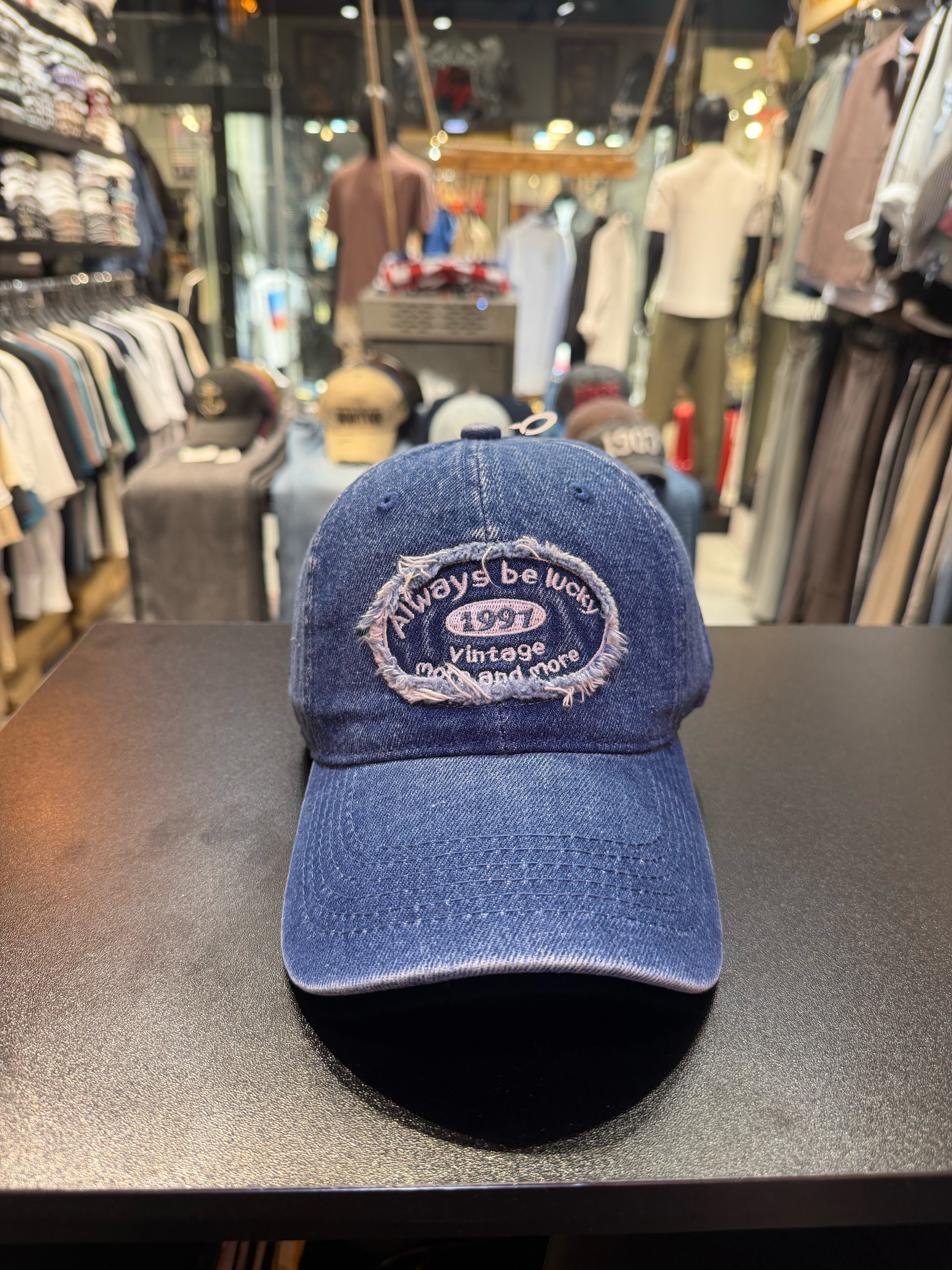 Always Be Lucky Denim Şapka