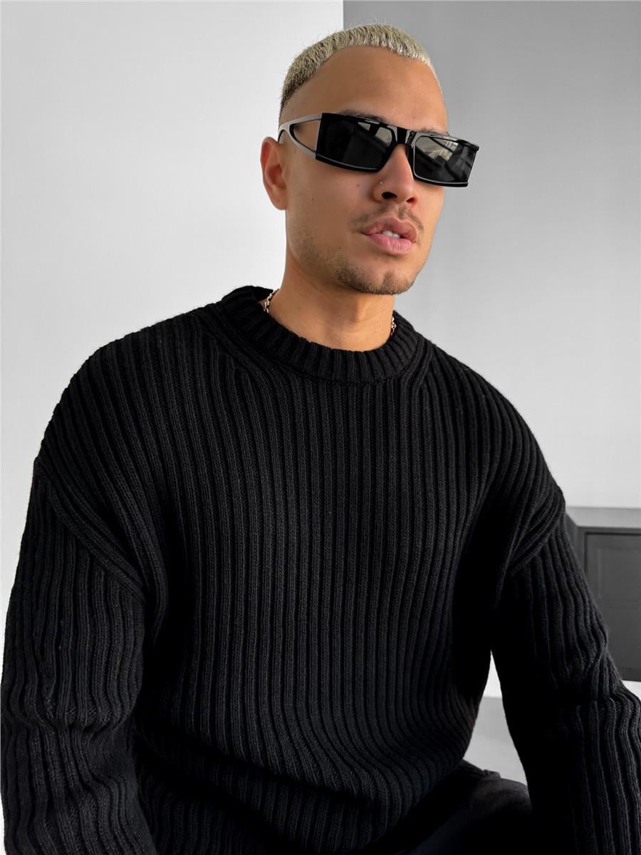 Çelik Örgü Oversize Kazak