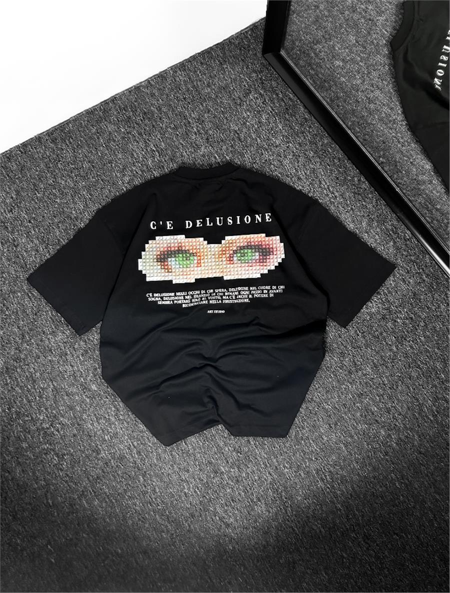 Delusione Kabartmalı Oversize T-shirt