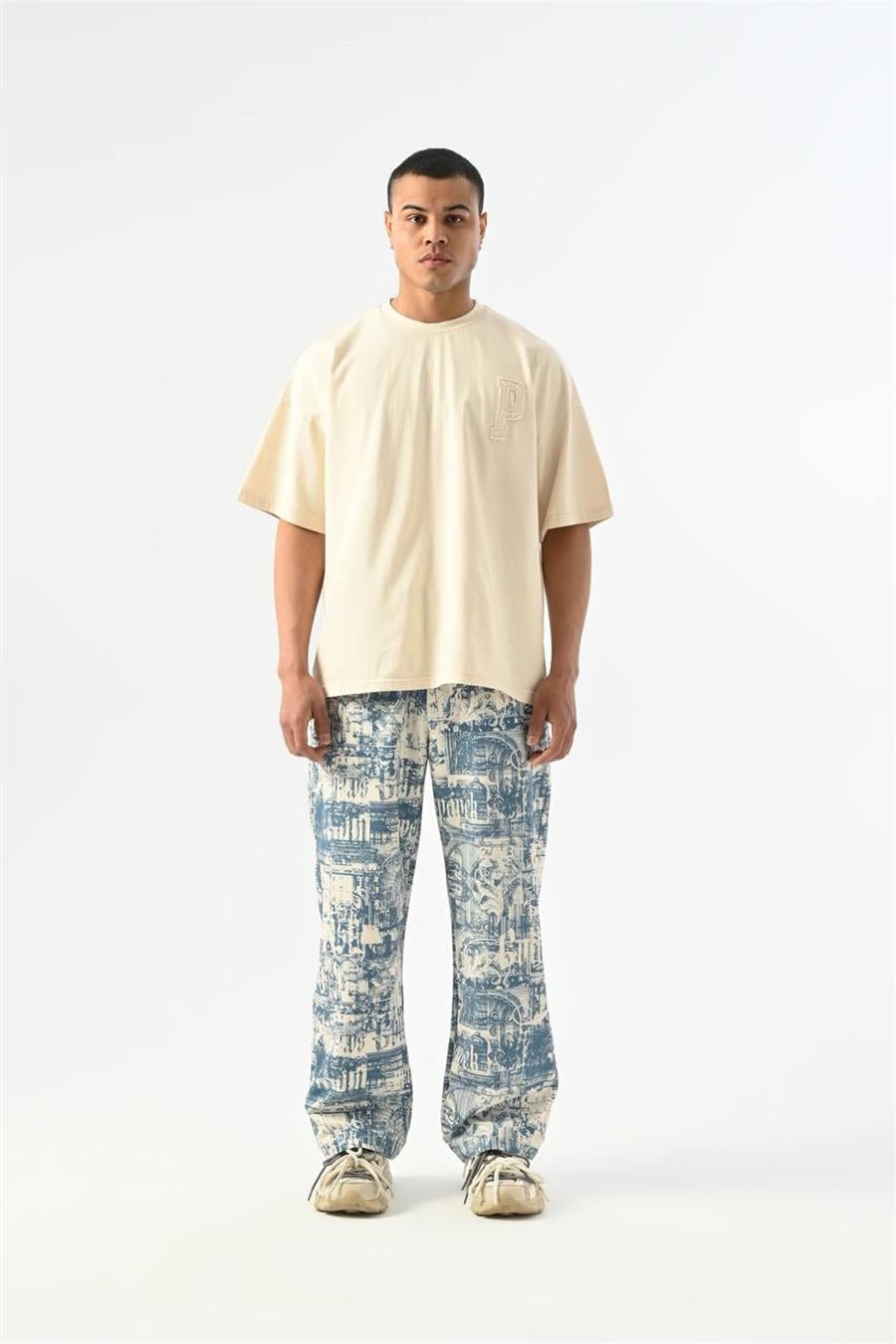 Digital Baskı Baggy Pantolon