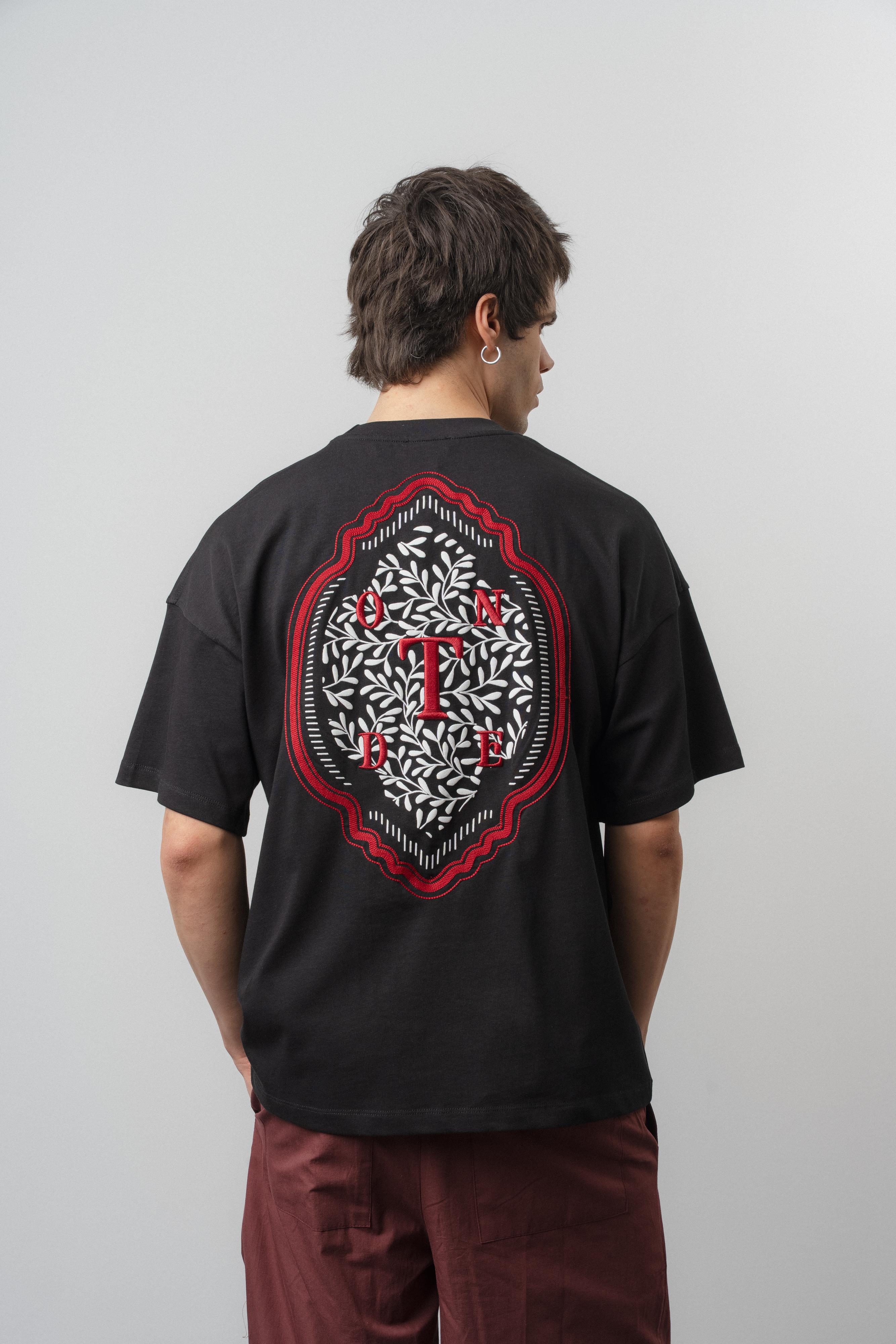 Kabartma Baskı Ontde Oversize Tshirt