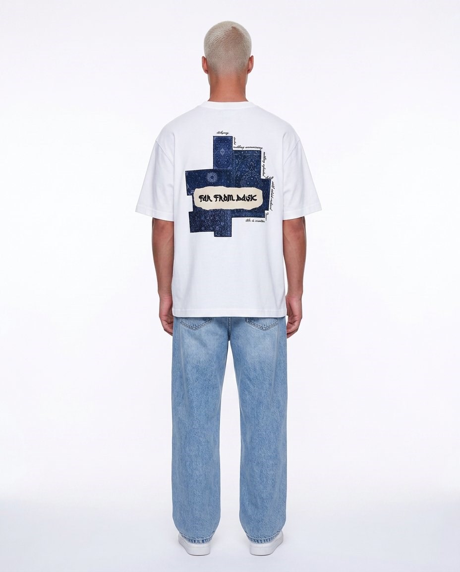 Kadife Kilim Penç Oversize Tshirt